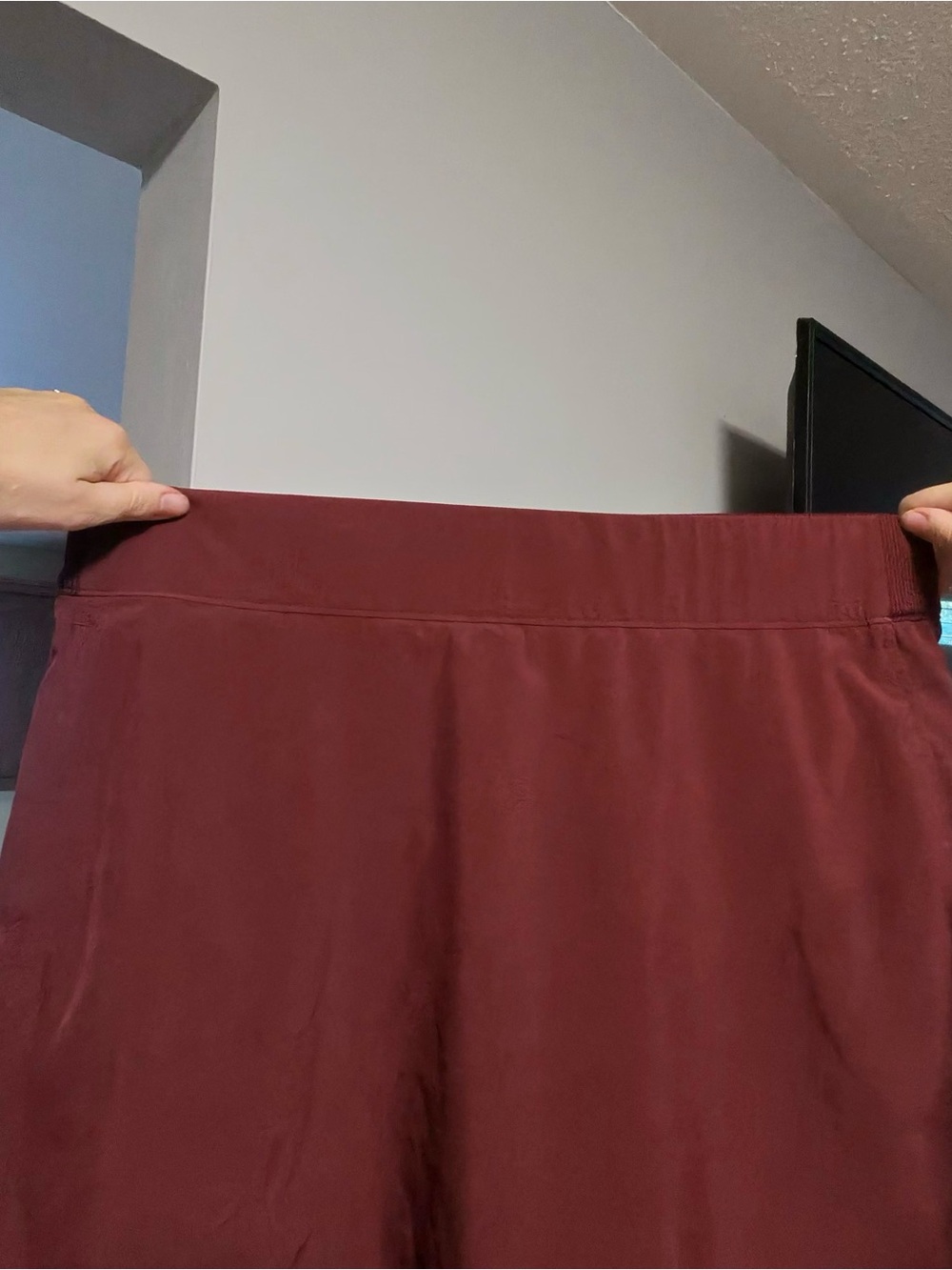 Active Zone Red Activewear Skort Shorts Deep Wine Burgundy Penningtons Size XL